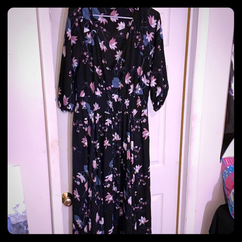 City Chic Floral Dress
